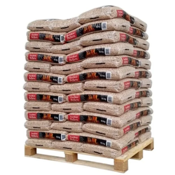 excellent-pellets-holzpellets-als-sackware-1050-kg Excellent Pellets - Holzpellets als Sackware - 1050 kg auf Palette – Bild 1