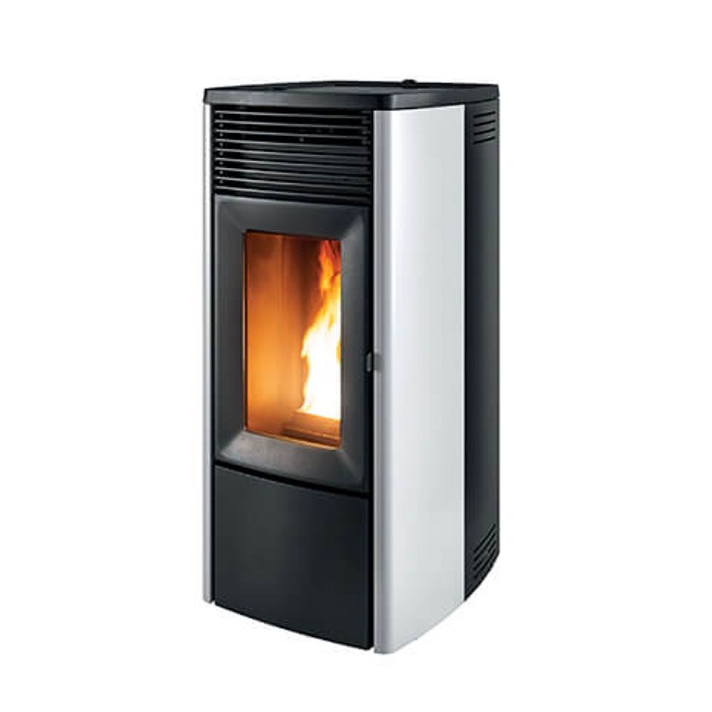 mcz_ego_maticcore_weiss_1000_1920x1920 Pelletofen MCZ Ego Air Matic 8 M3+ (8kW) - Metall Weiß – Bild 1